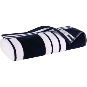 Superior Striped Cotton Reversible Beach Towel Set, 6 PC, Multi Color(Blue)
