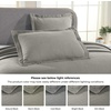 SUPERIOR 2 Piece Celtic Circles Cotton Bedspread Set, Decorative Bed Spread, Home Bed Decor, 1 Pillow Sham, Medium Weight Blanket, Matelasse Coverlet Bedding, Wedding Ring Design, Full, Charcoal(Charcoal)