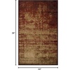 SUPERIOR Indoor Area Rug, Jute Backed Modern Abstract Rugs for Living Room, Dining, Kitchen, Office, Bedroom, Hardwood Floor Decor, Afton Collection Cool Grey – 5’x8′(Auburn)