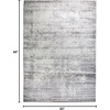 SUPERIOR Indoor Area Rug, Jute Backed Modern Abstract Rugs for Living Room, Dining, Kitchen, Office, Bedroom, Hardwood Floor Decor, Afton Collection Cool Grey – 5’x8′(Cool Grey)