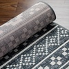 Superior Indoor Area Rug, Jute Backed, Perfect for Entryway, Office, Living/Dining Room, Bedroom, Kitchen, Hardwood Floor, Geometric Decor, Genaine Collection, 2′ x 3′, Nightfall Blue