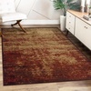 SUPERIOR Indoor Area Rug, Jute Backed Modern Abstract Rugs for Living Room, Dining, Kitchen, Office, Bedroom, Hardwood Floor Decor, Afton Collection Cool Grey – 5’x8′(Auburn)