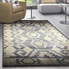 Superior Catori Rustic Indoor Washable Area Rug, Perfect for Living Room, Bedroom, Farmhouse, Kitchen, Under Dining Table, Rug for Home and Office, Ideal for on Tile & Carpet, 2’7″ x 8″, Blue/Gray(1’7″ x 2’1″ (Rectangular))