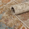 Superior Indoor Area Rug, Jute Backing, Modern Rugs for Family, Kitchen Floors, Office, Plush Floor Cover, Branch Design, Fifi Collection, 5′ x 8′, Cream/Rust