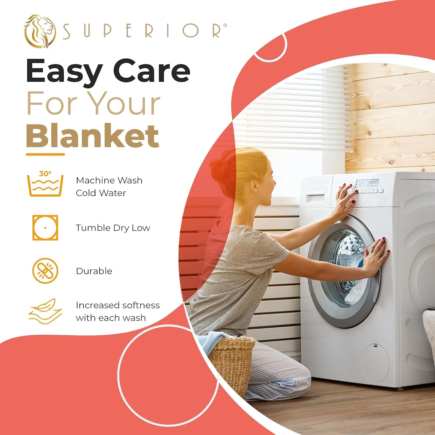 image:imageSuperior Cotton Blanket Lightweight Soft Breathable Comfy Bedding FullQueen TurquoiseCoral Z