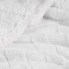 SUPERIOR Fleece Reversible Lattice Blanket, Decorative Blankets for Bedroom, Sofa, Fuzzy, Plush, Fluffy, Soft, Cute Room Decor, Beautiful Cover, Comfort Essentials, Nuuk Collection, Full/Queen, Rust(White)