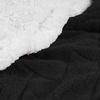 SUPERIOR Fleece Reversible Lattice Blanket, Decorative Blankets for Bedroom, Sofa, Fuzzy, Plush, Fluffy, Soft, Cute Room Decor, Beautiful Cover, Comfort Essentials, Nuuk Collection, Full/Queen, Rust(Black)