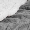 SUPERIOR Fleece Reversible Lattice Blanket, Decorative Blankets for Bedroom, Sofa, Fuzzy, Plush, Fluffy, Soft, Cute Room Decor, Beautiful Cover, Comfort Essentials, Nuuk Collection, Full/Queen, Rust(Platinum)