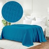 Superior Cotton Blanket, Lightweight, Soft Breathable Comfy Bedding, Full/Queen, Turquoise(Azure – Z)