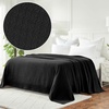 Superior Cotton Blanket, Lightweight, Soft Breathable Comfy Bedding, Full/Queen, Turquoise(Black – Z)