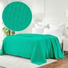 Superior Cotton Blanket, Lightweight, Soft Breathable Comfy Bedding, Full/Queen, Turquoise(Gumdrop Green – Z)