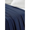 Superior Cotton Blanket, Lightweight, Soft Breathable Comfy Bedding, Full/Queen, Turquoise(Navy Blue – Z)