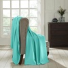 Superior Cotton Blanket, Lightweight, Soft Breathable Comfy Bedding, Full/Queen, Turquoise(Turquoise – Z)
