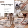SUPERIOR Indoor Area Rug, Modern Floral Design, 2’x3′, Beige(A Beige)