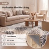 SUPERIOR Indoor Area Rug, Modern Floral Design, 2’x3′, Beige(A Beige)