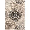 SUPERIOR Indoor Area Rug, Modern Floral Design, 2’x3′, Beige(Beige)