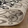 SUPERIOR Indoor Area Rug, Modern Floral Design, 2’x3′, Beige(Beige)