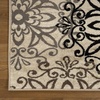 SUPERIOR Indoor Area Rug, Modern Floral Design, 2’x3′, Beige(Beige)