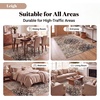 SUPERIOR Indoor Area Rug, Modern Floral Design, 2’x3′, Beige(Beige-ivory)