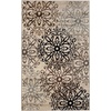 SUPERIOR Indoor Area Rug, Modern Floral Design, 2’x3′, Beige(Beige-ivory)