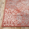 SUPERIOR Indoor Area Rug, Modern Floral Design, 2’x3′, Beige(Beige-red)