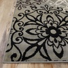 SUPERIOR Indoor Area Rug, Modern Floral Design, 2’x3′, Beige(Blue)