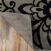 SUPERIOR Indoor Area Rug, Modern Floral Design, 2’x3′, Beige(Blue)