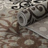 SUPERIOR Indoor Area Rug, Modern Floral Design, 2’x3′, Beige(Blue)
