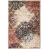 SUPERIOR Indoor Area Rug, Modern Floral Design, 2’x3′, Beige(Brown)