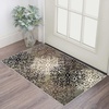 SUPERIOR Indoor Area Rug, Modern Floral Design, 2’x3′, Beige(Blue)